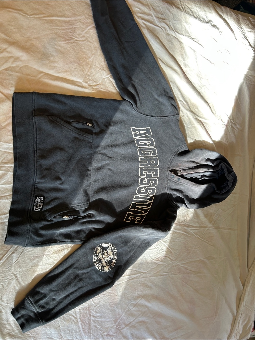 Aggressive Hoodie Broken Promises